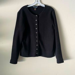 SHAVER LAKe Jewel Button Knit Cardigan - Black - Women